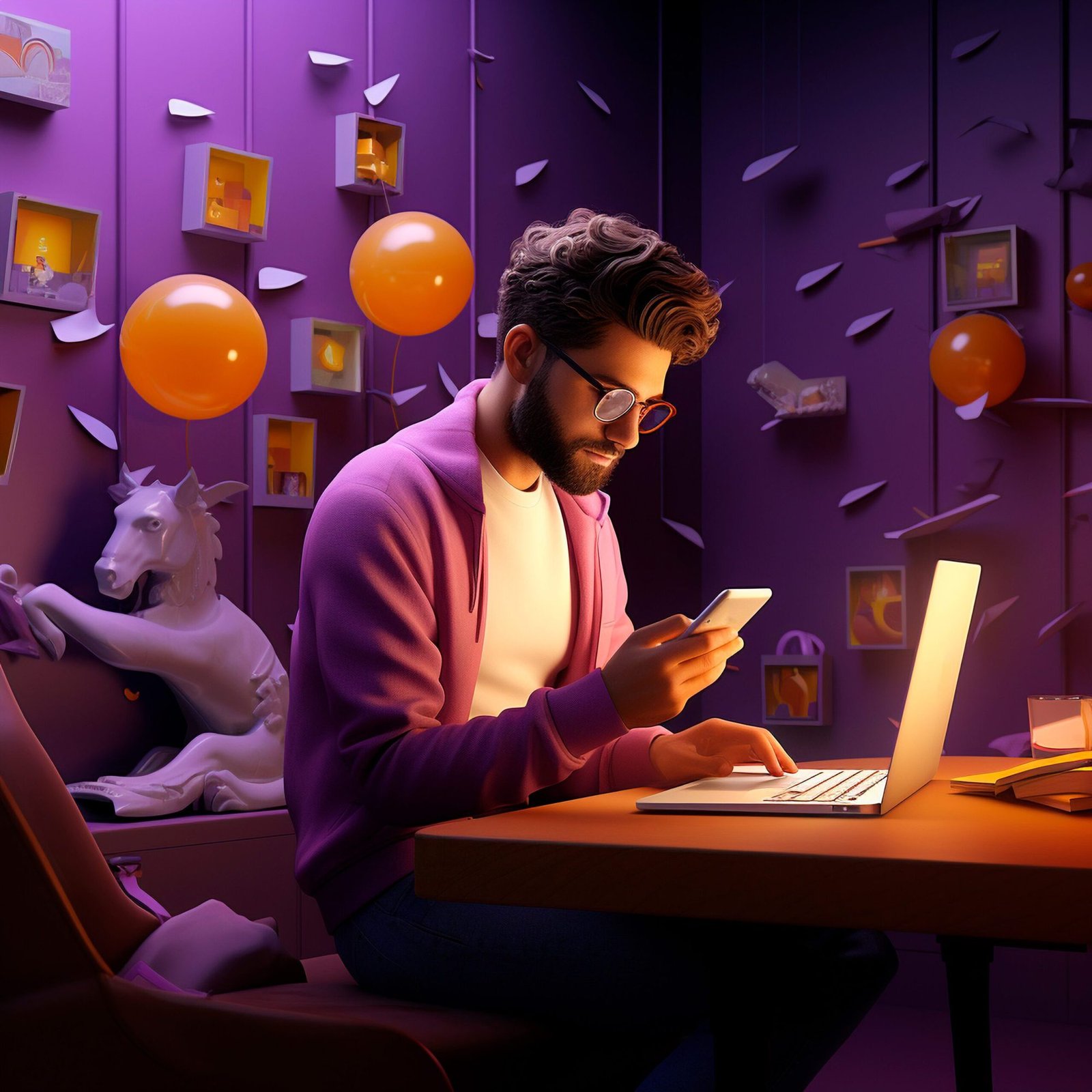 view-3d-man-with-tech-device